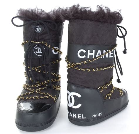 chanel ski shoes|chanel ski clothes.